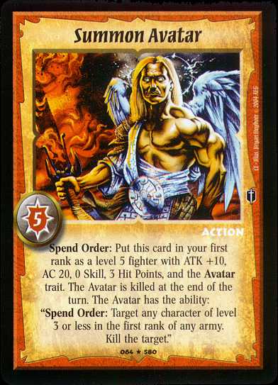Summon Avatar - Foil